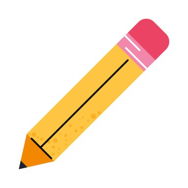 Beyaz arkaplanda kalem simgesi