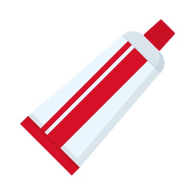 Beyaz arka planda tıbbi merhem şişesi