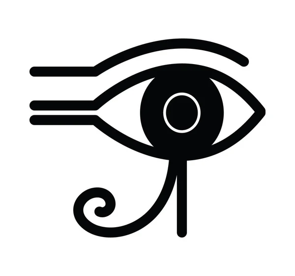 Beyaz Arkaplanda Horus Gözü — Stok Vektör