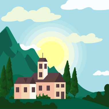 Ormanlı tepedeki kilise