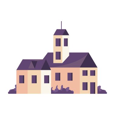 Beyaz yerine büyük ev tasarımı