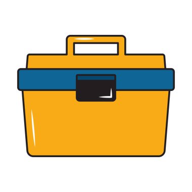 beyaz arkaplanda araç kutusu simgesi