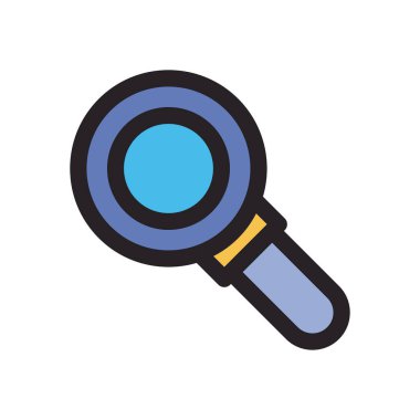 beyaz üzerine düz loupe tasarımı