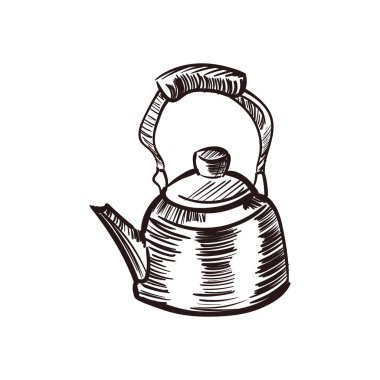 Düz metal çömlek beyaz üzerine