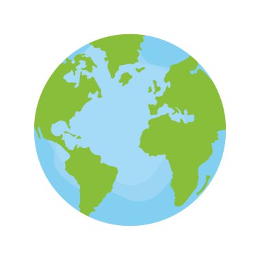 colored world design over white