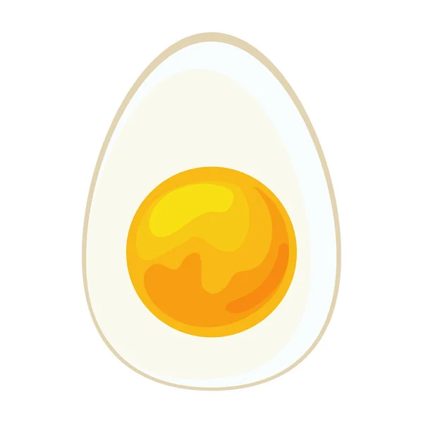 Cute Egg Design White — Image vectorielle