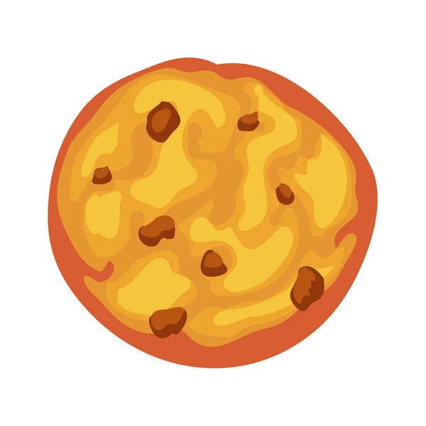 Cute Cookie Design White — Wektor stockowy