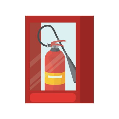 red extinguisher illustration on box