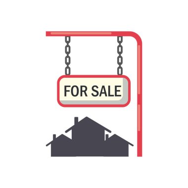 flat for sale singboard over white