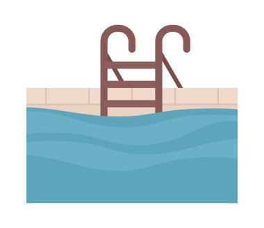 pool icon on white background