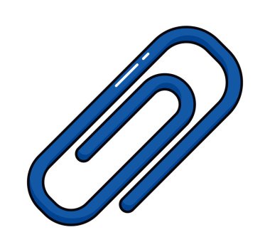 beyaz arkaplanda ataç simgesi