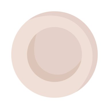 Beyaz arka plan üzerinde plaka simgesi