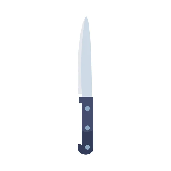 Значок Кухонного Ножа Белом Фоне — стоковый вектор