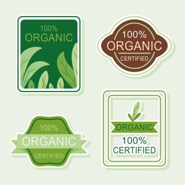 icon set of organic seals