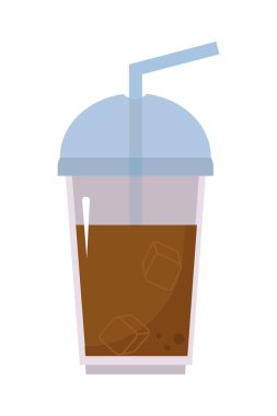 paket kahve bardağı simgesi izole