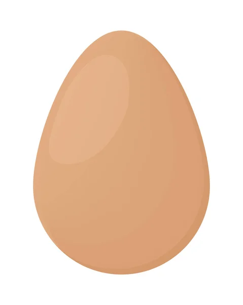 Ikona Gotowanej Żywności Jajecznej Izolowana — Wektor stockowy