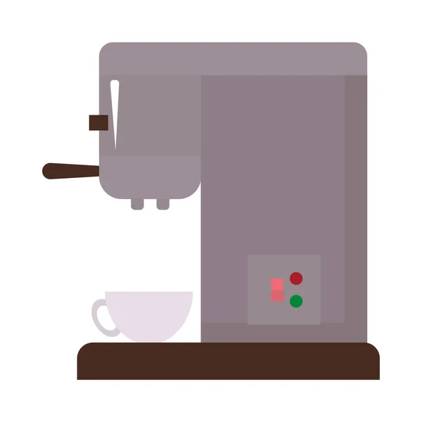 Coffee Maker Machine Icon Isolated — Stockvektor