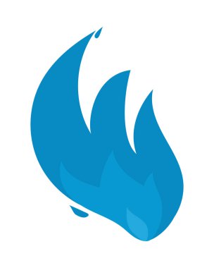 fire icon design flat isolated