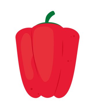 biberli sebze sağlıklı yiyecek ikonu