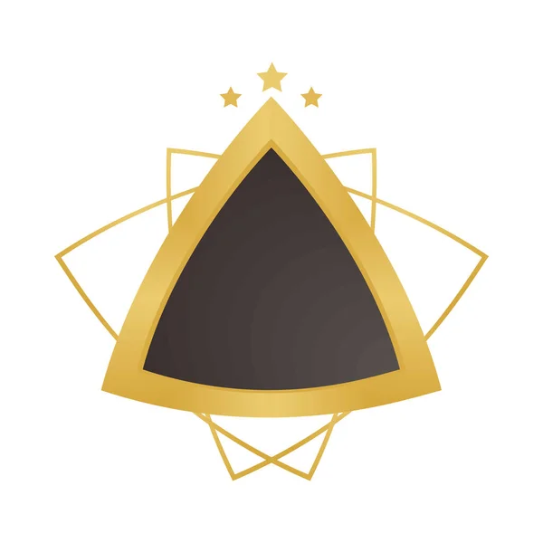 Design Element Gold Style Icon Isolated — Wektor stockowy