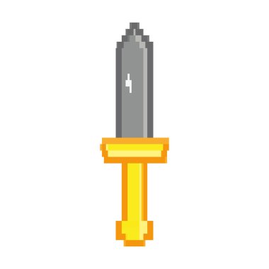 pixrl sword icon on white background