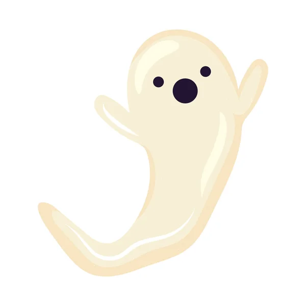 Cartoon Ghost Icon White Background — Image vectorielle