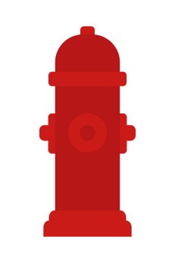 water hydrant icon on white background