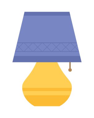 beyaz arkaplanda gece lambası simgesi