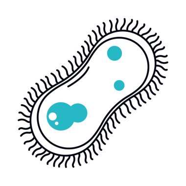 bacterium icon on white background