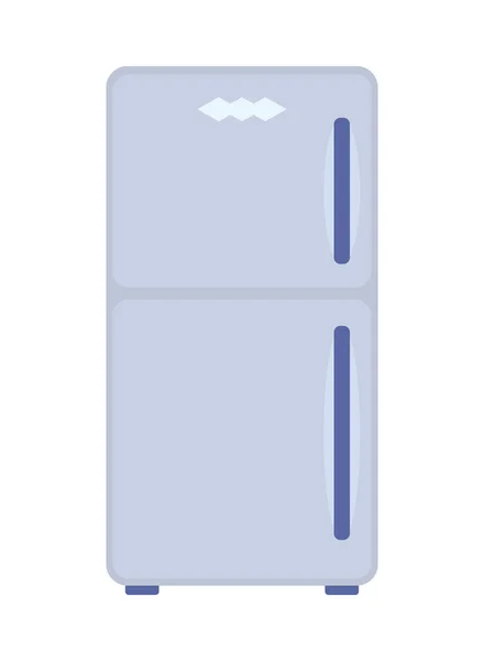 Вінтажний Значок Холодильника Білому Тлі — стоковий вектор