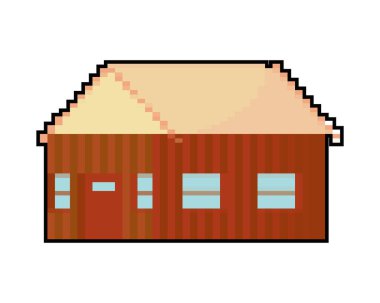 Beyaz yerine 8 bitlik ev tasarımı