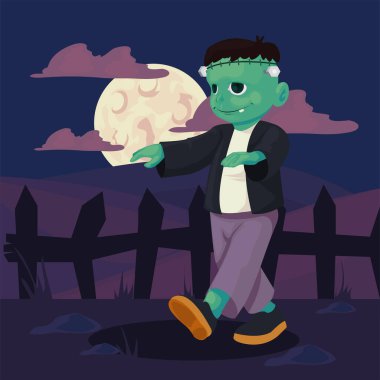 Mutlu Frankenstein Mouster posteri