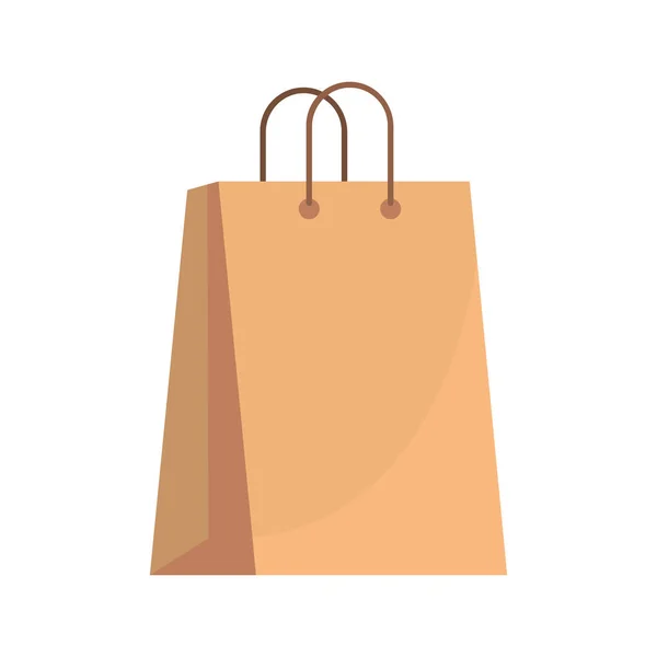 Shopping Bag Design Bianco — Vettoriale Stock