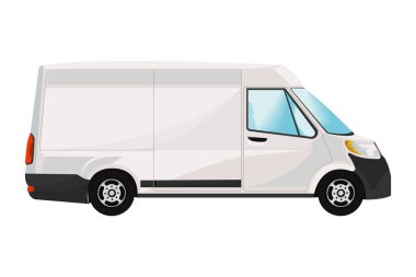 beyaz üzerine model minibüs tasarımı