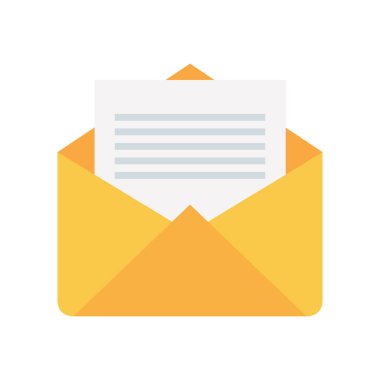 bir mektupla birlikte manila zarf tasarımı