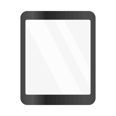 beyaz arkaplanda tablet aygıtı modellemesi