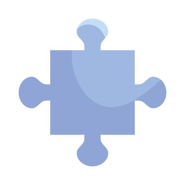 beyaz arkaplanda mor yapboz