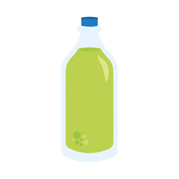 Limonadenflasche Auf Weißem Hintergrund — Stockvektor
