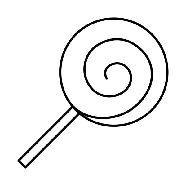 Lollipop Icono Sobre Fondo Blanco — Vector de stock