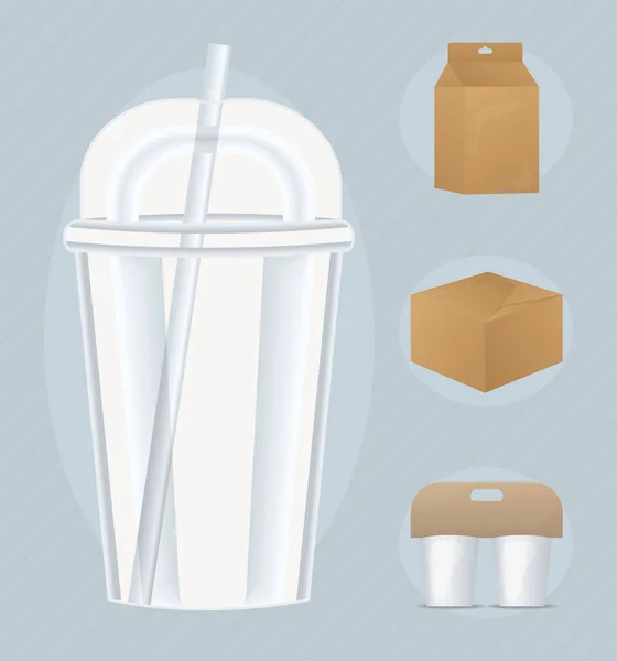 food and drinks Package icon set