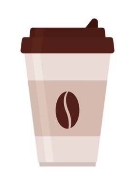 Beyaz arkaplanda kahve fincanı simgesi