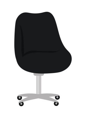 desk chair icon on white background