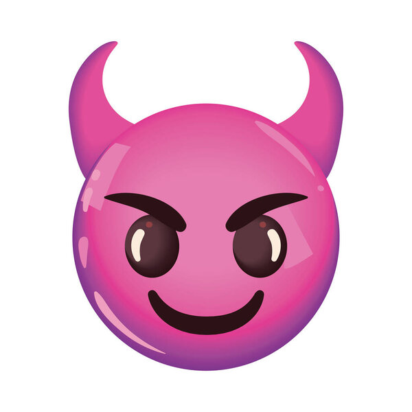 Плоские эмодзи над белым