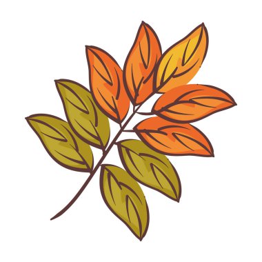 beyaz üzerine kuru yaprak tasarımı