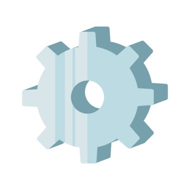 Beyaz üzerinde parlak metal çark