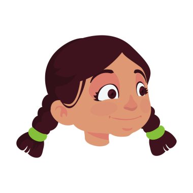 beyaz yerine kız yüzü tasarımı