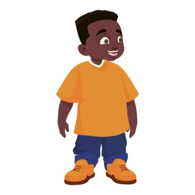 Neşeli çocuk tasarımı beyazdan üstün