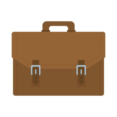 Beyaz arkaplanda iş çantası simgesi