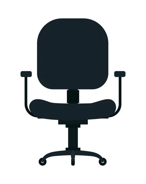 Office Chair Icon White Background — Stock Vector