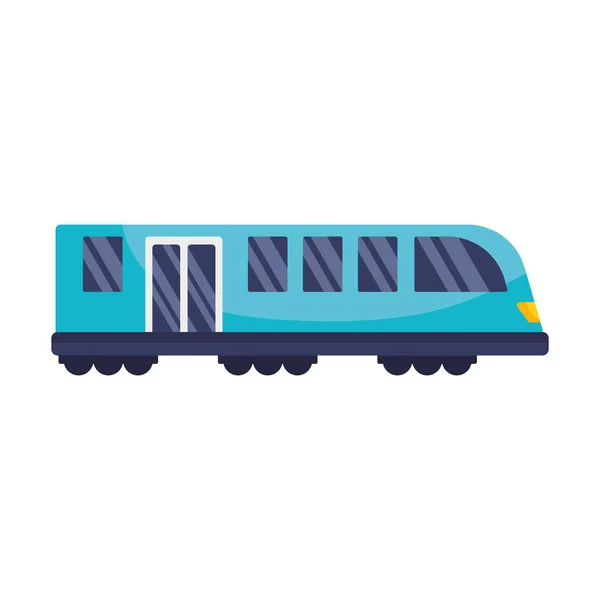 Icono Del Tren Sobre Fondo Blanco — Vector de stock